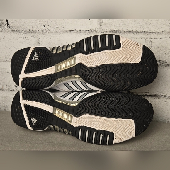 Adidas Barricade IV 2007 White Black Tennis Shoes Men’s Sz 10 | Vintage Rares - Picture 10 of 13